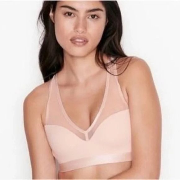 Victoria Secret Other - Victoria Secret 34DD Light Pink Incredible Lightweight Max Sports Bra